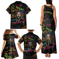 Martin Luther King Jr Day Family Matching Tank Maxi Dress and Hawaiian Shirt What Are You Doing For Others - Wonder Print Shop