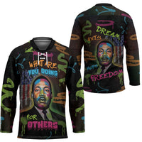 Martin Luther King Jr Day Hockey Jersey What Are You Doing For Others - Wonder Print Shop