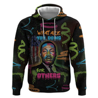 Martin Luther King Jr Day Hoodie What Are You Doing For Others - Wonder Print Shop