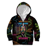 Martin Luther King Jr Day Kid Hoodie What Are You Doing For Others - Wonder Print Shop