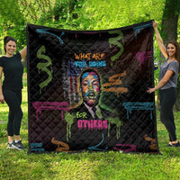 Martin Luther King Jr Day Quilt What Are You Doing For Others - Wonder Print Shop