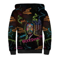 Martin Luther King Jr Day Sherpa Hoodie What Are You Doing For Others - Wonder Print Shop