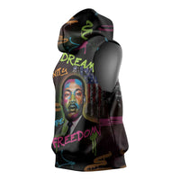 Martin Luther King Jr Day Sleeveless Hoodie What Are You Doing For Others - Wonder Print Shop