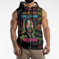Martin Luther King Jr Day Sleeveless Zip Hoodie What Are You Doing For Others - Wonder Print Shop