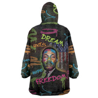 Martin Luther King Jr Day Wearable Blanket Hoodie What Are You Doing For Others - Wonder Print Shop