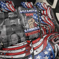 Martin Luther King Jr Day Back Car Seat Cover Dreamers Today Leaders Tomorrow - Wonder Print Shop