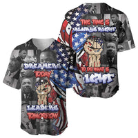 Martin Luther King Jr Day Baseball Jersey Dreamers Today Leaders Tomorrow - Wonder Print Shop