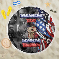 Martin Luther King Jr Day Beach Blanket Dreamers Today Leaders Tomorrow - Wonder Print Shop