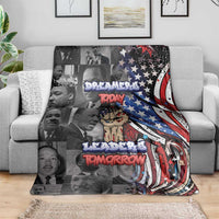 Martin Luther King Jr Day Blanket Dreamers Today Leaders Tomorrow - Wonder Print Shop