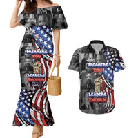 Martin Luther King Jr Day Couples Matching Mermaid Dress and Hawaiian Shirt Dreamers Today Leaders Tomorrow - Wonder Print Shop