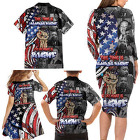 Martin Luther King Jr Day Family Matching Long Sleeve Bodycon Dress and Hawaiian Shirt Dreamers Today Leaders Tomorrow - Wonder Print Shop