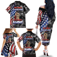 Martin Luther King Jr Day Family Matching Off The Shoulder Long Sleeve Dress and Hawaiian Shirt Dreamers Today Leaders Tomorrow - Wonder Print Shop