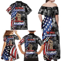 Martin Luther King Jr Day Family Matching Off Shoulder Maxi Dress and Hawaiian Shirt Dreamers Today Leaders Tomorrow - Wonder Print Shop