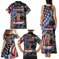 Martin Luther King Jr Day Family Matching Tank Maxi Dress and Hawaiian Shirt Dreamers Today Leaders Tomorrow - Wonder Print Shop