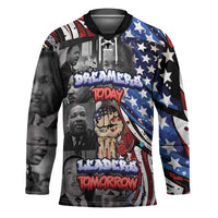 Martin Luther King Jr Day Hockey Jersey Dreamers Today Leaders Tomorrow - Wonder Print Shop