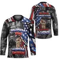 Martin Luther King Jr Day Hockey Jersey Dreamers Today Leaders Tomorrow - Wonder Print Shop