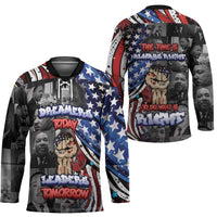 Martin Luther King Jr Day Hockey Jersey Dreamers Today Leaders Tomorrow - Wonder Print Shop
