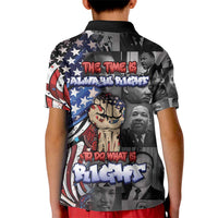 Martin Luther King Jr Day Kid Polo Shirt Dreamers Today Leaders Tomorrow - Wonder Print Shop