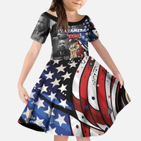 Martin Luther King Jr Day Kid Short Sleeve Dress Dreamers Today Leaders Tomorrow - Wonder Print Shop