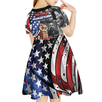 Martin Luther King Jr Day Kid Short Sleeve Dress Dreamers Today Leaders Tomorrow - Wonder Print Shop