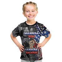 Martin Luther King Jr Day Kid T Shirt Dreamers Today Leaders Tomorrow - Wonder Print Shop