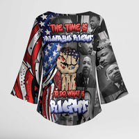 Martin Luther King Jr Day Kimono Sleeve Blouse Dreamers Today Leaders Tomorrow - Wonder Print Shop