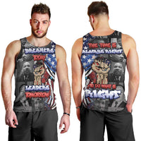 Martin Luther King Jr Day Men Tank Top Dreamers Today Leaders Tomorrow - Wonder Print Shop