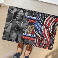 Martin Luther King Jr Day Rubber Doormat Dreamers Today Leaders Tomorrow - Wonder Print Shop