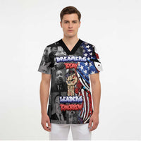Martin Luther King Jr Day Scrub Top Dreamers Today Leaders Tomorrow - Wonder Print Shop