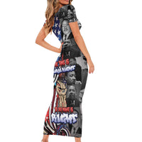 Martin Luther King Jr Day Short Sleeve Bodycon Dress Dreamers Today Leaders Tomorrow - Wonder Print Shop