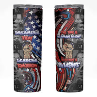 Martin Luther King Jr Day Skinny Tumbler Dreamers Today Leaders Tomorrow - Wonder Print Shop