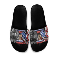 Martin Luther King Jr Day Slide Sandals Dreamers Today Leaders Tomorrow - Wonder Print Shop