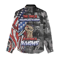 Martin Luther King Jr Day Women Casual Shirt Dreamers Today Leaders Tomorrow - Wonder Print Shop