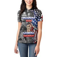 Martin Luther King Jr Day Women Polo Shirt Dreamers Today Leaders Tomorrow - Wonder Print Shop