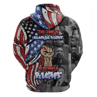 Martin Luther King Jr Day Zip Hoodie Dreamers Today Leaders Tomorrow - Wonder Print Shop