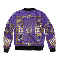 Zodiac Signs Bomber Jacket The Air Element Baroque Diamonds Card