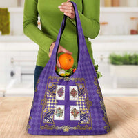 Zodiac Signs Grocery Bag The Air Element Baroque Diamonds Card
