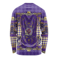 Zodiac Signs Long Sleeve Shirt The Air Element Baroque Diamonds Card