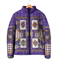 Zodiac Signs Padded Jacket The Air Element Baroque Diamonds Card