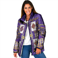 Zodiac Signs Padded Jacket The Air Element Baroque Diamonds Card
