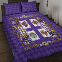 Zodiac Signs Quilt Bed Set The Air Element Baroque Diamonds Card