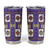 Zodiac Signs Tumbler Cup The Air Element Baroque Diamonds Card