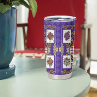 Zodiac Signs Tumbler Cup The Air Element Baroque Diamonds Card