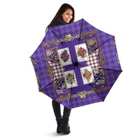 Zodiac Signs Umbrella The Air Element Baroque Diamonds Card