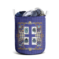 Zodiac Signs Laundry Basket The Water Element Baroque Clubs Card
