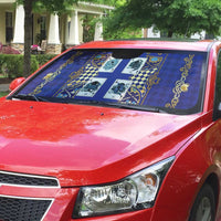 Zodiac Signs Auto Sun Shade The Water Element Baroque Clubs Card