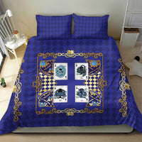 Zodiac Signs Bedding Set The Water Element Baroque Clubs Card