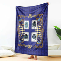 Zodiac Signs Blanket The Water Element Baroque Clubs Card