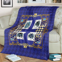 Zodiac Signs Blanket The Water Element Baroque Clubs Card