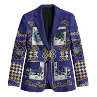 Zodiac Signs Blazer The Water Element Baroque Clubs Card